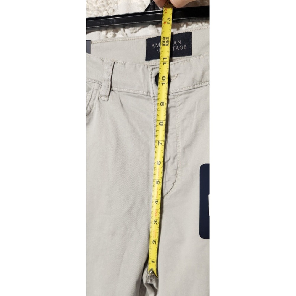 American Heritage Mens Tencel Slim Pants Size 33x32 Beige Business Casual Preppy - Picture 5 of 12